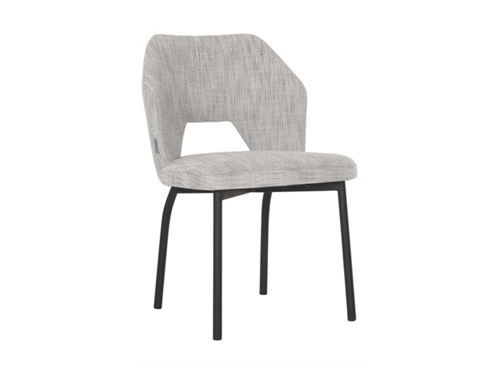 Eetkamerstoel Linnea - polaris stof - lichtgrijs