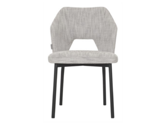 Eetkamerstoel Linnea - polaris stof - lichtgrijs