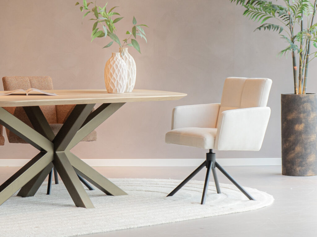 eetkamerstoel auto return armleuning