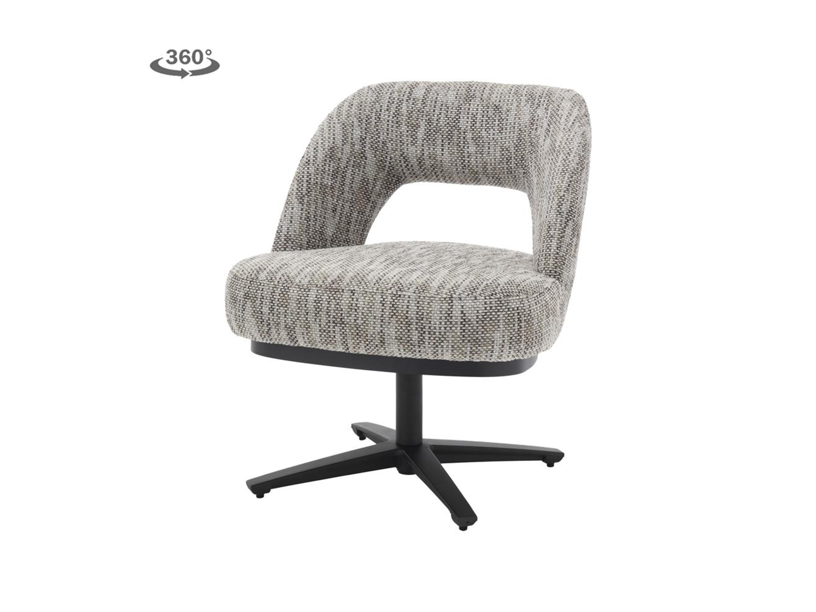 Eetkamerstoel Marmari - White-grey