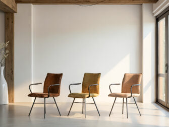 Eetkamerstoel Paluzzo - adore coffee - bull eco leder moss - relax liver