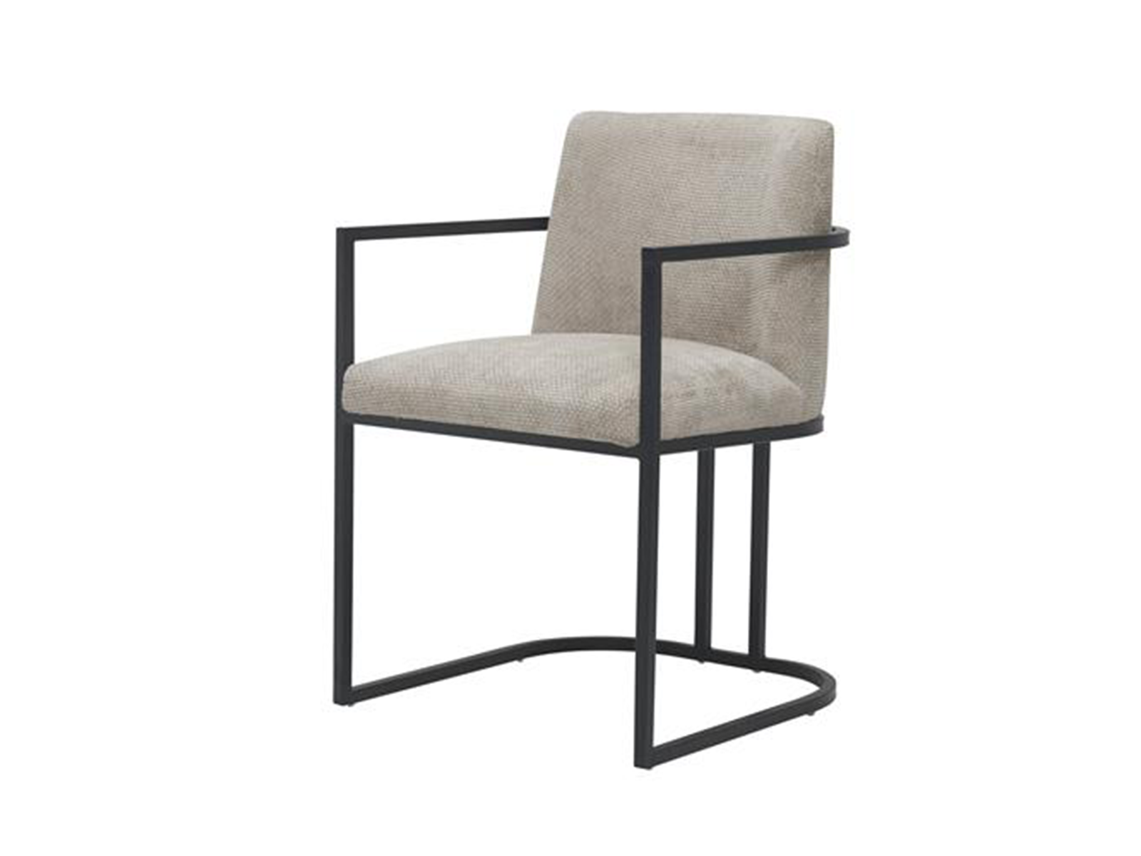 Eetkamerstoel Patras - beige - met arm