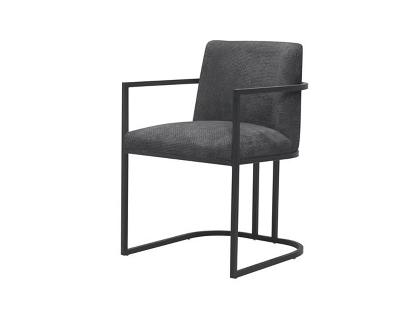 Eetkamerstoel Patras - graphite - met arm