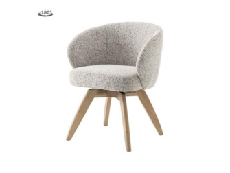 Eetkamerstoel Samos - Beige white