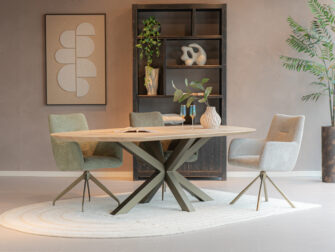 eetkamer stoelen oud messing frame