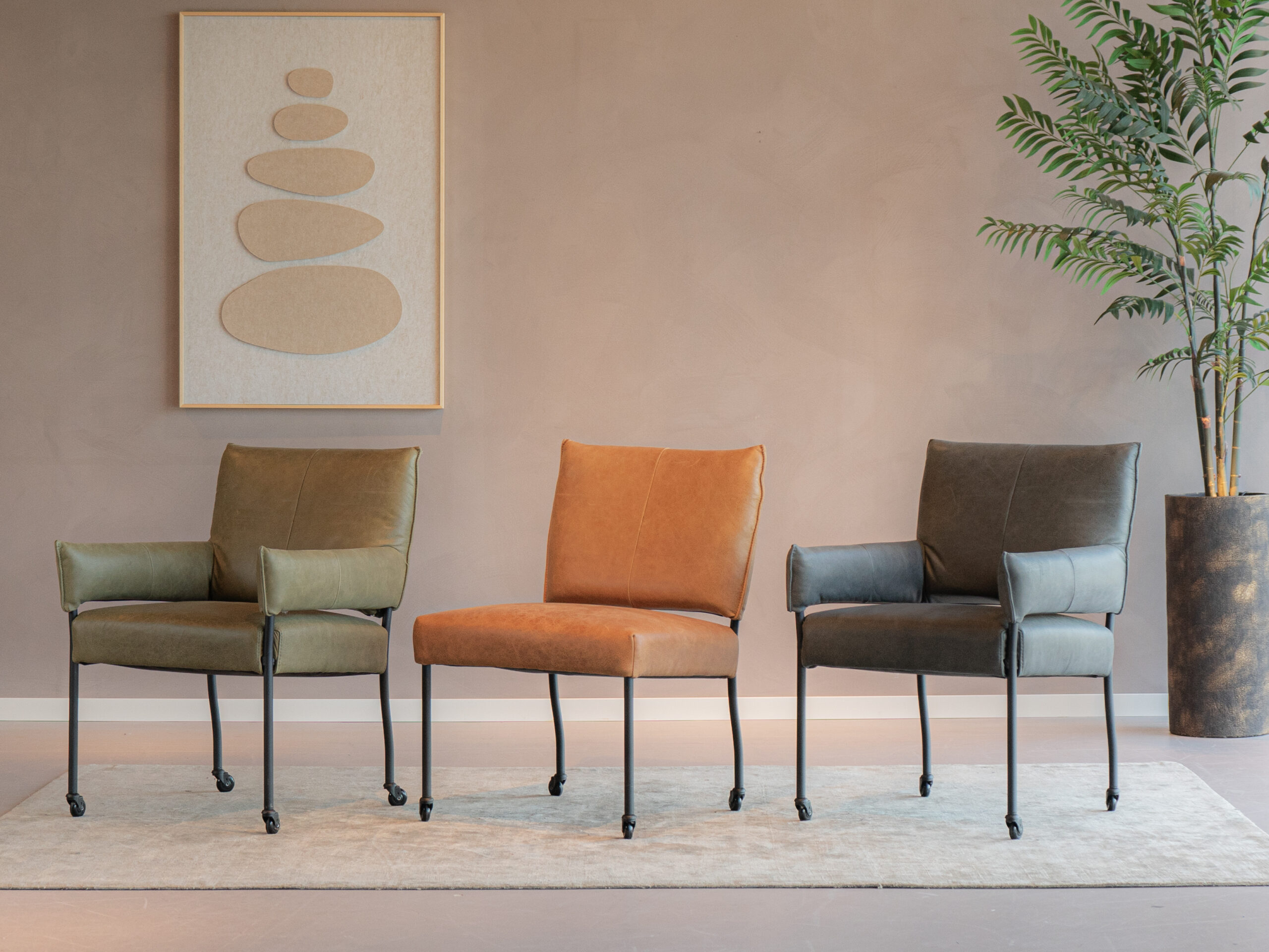 eetkamerstoelen met wielen