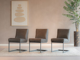 zeer comfortabele eetkamerstoelen