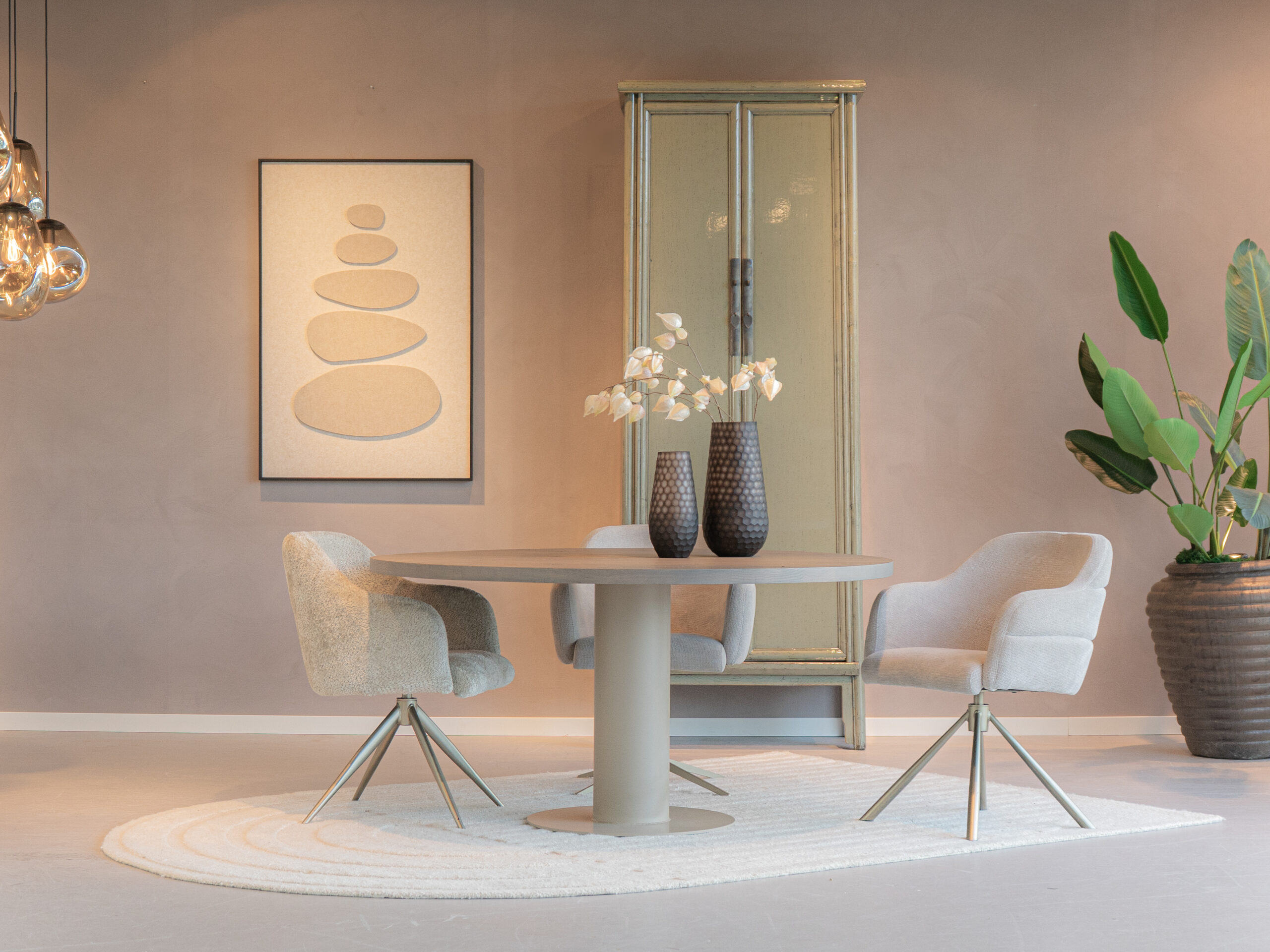 metaal kleur magnum onderstel tafel