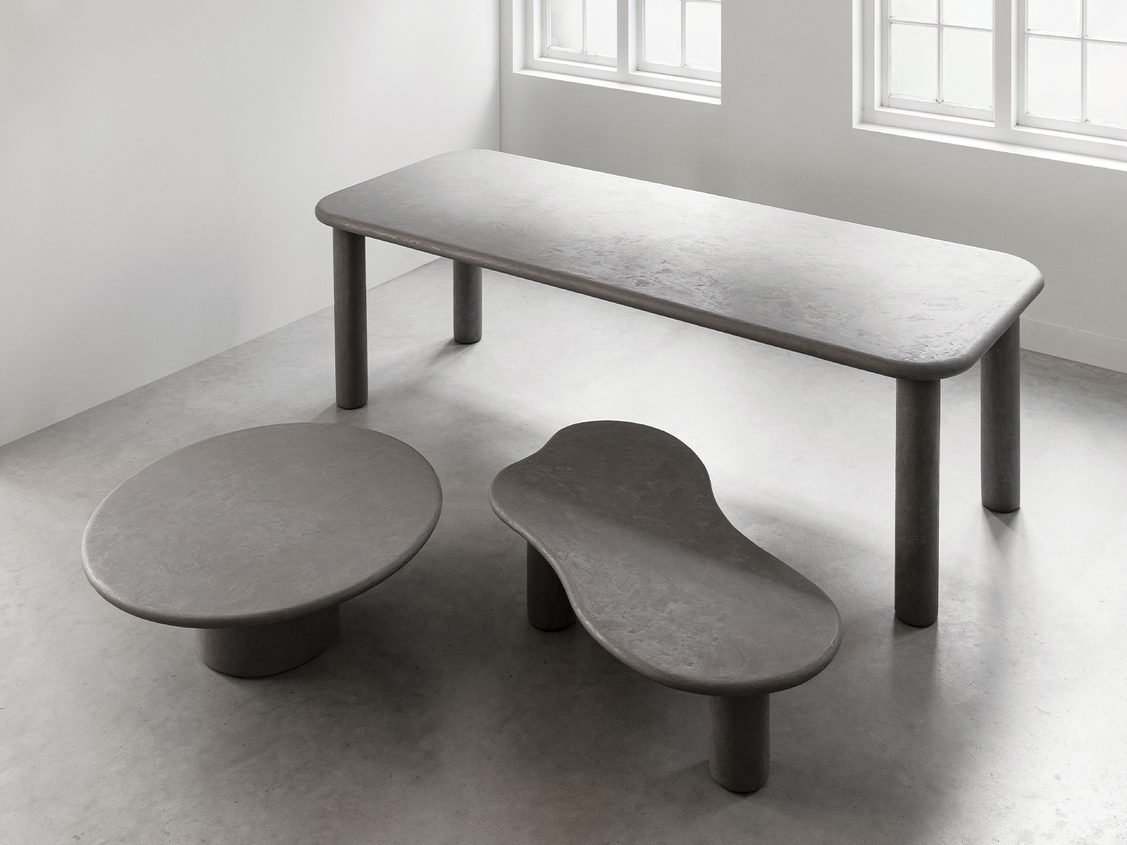 tafel set met verschillende vormen