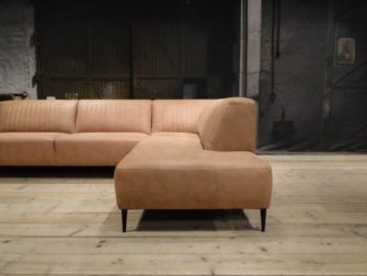 stoere bank met chaise longue