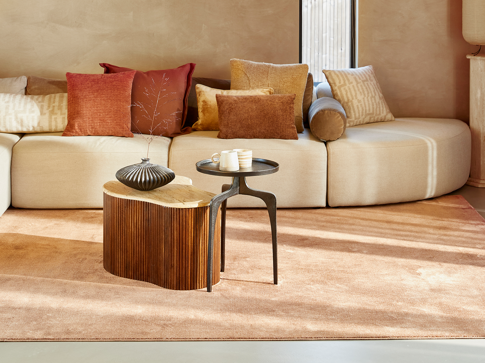 Vloerkleed Unique - rust 610