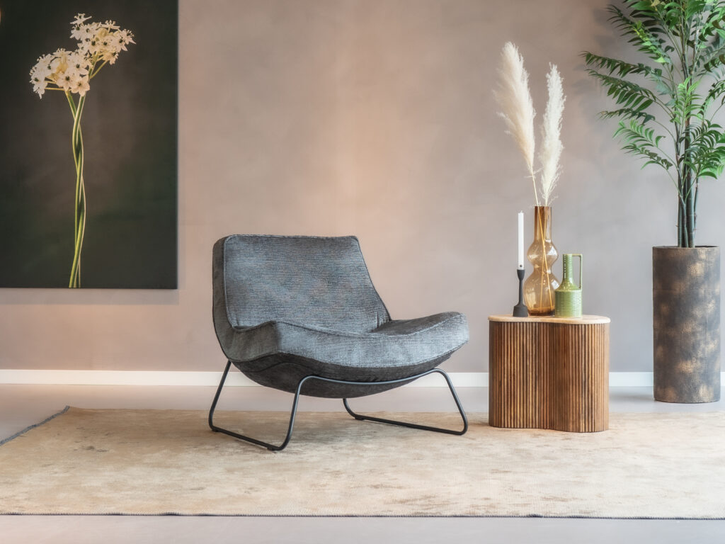 fauteuil in fusion anthracite voor een strakke en moderne woonkamer