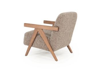 Fauteuil Francis - taupe Flou