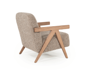 Fauteuil Francis - taupe Flou