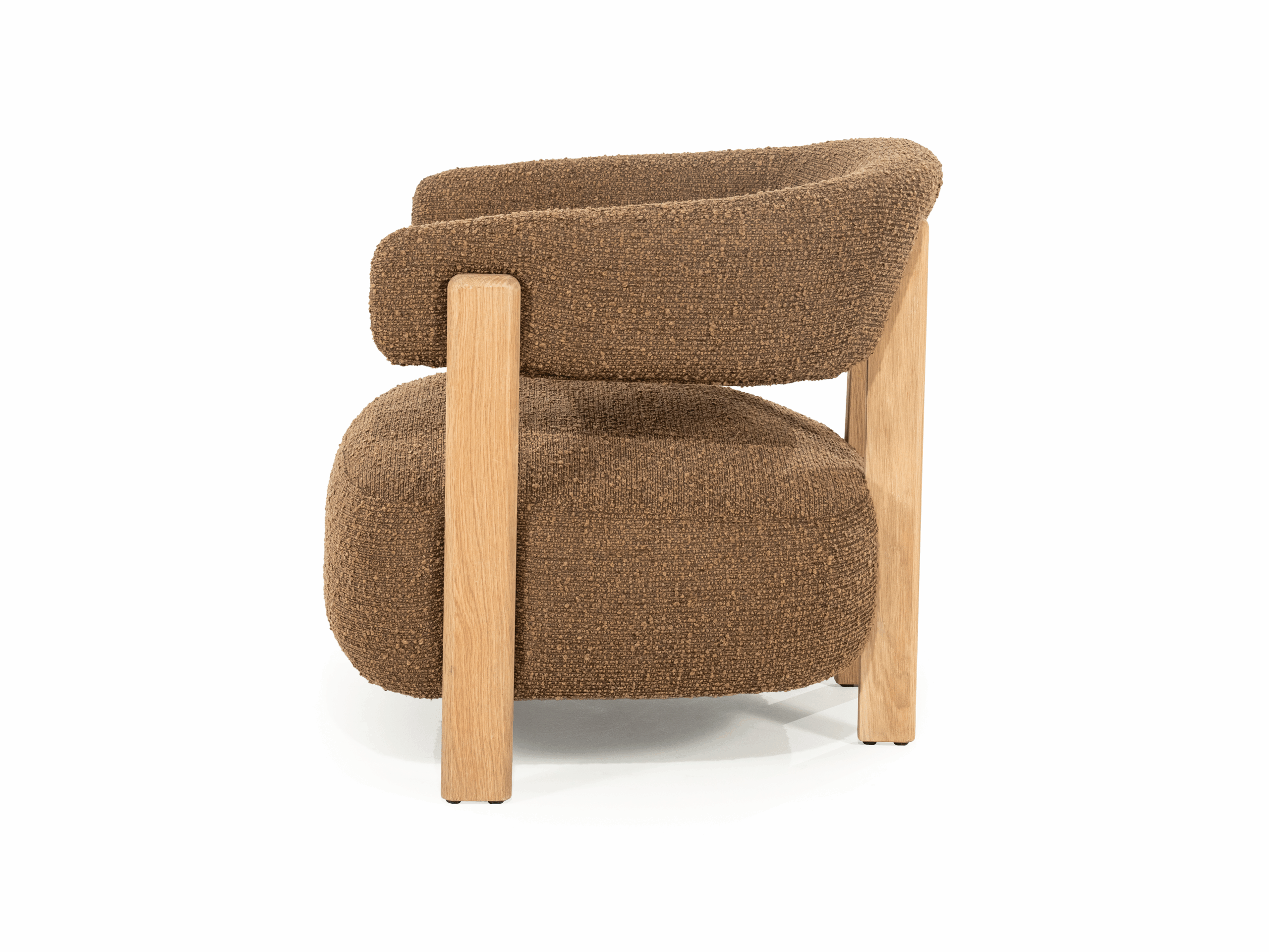 Fauteuil Lola - bruin Hush