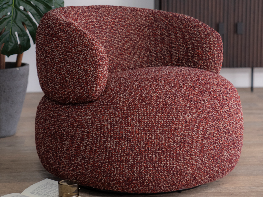 ronde rode fauteuil