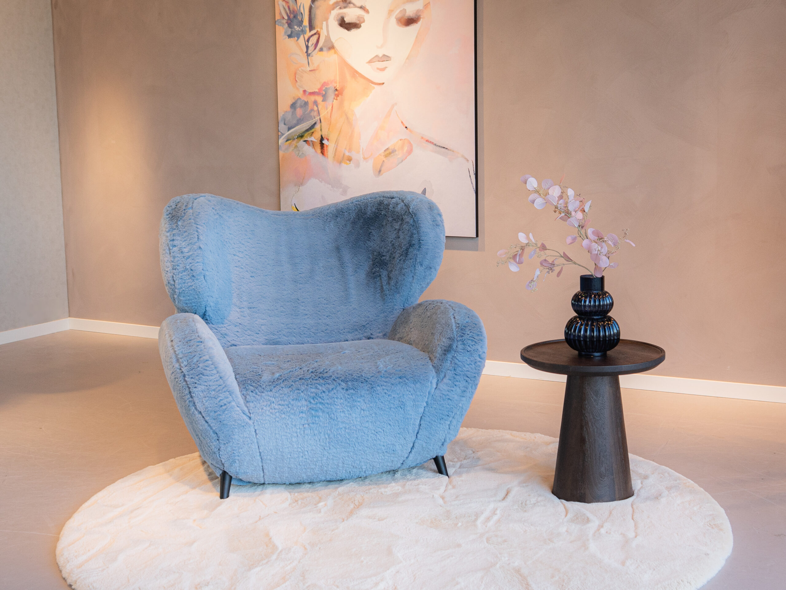 teddy fauteuil met zachte bekleding en een comfortabele zachte zit