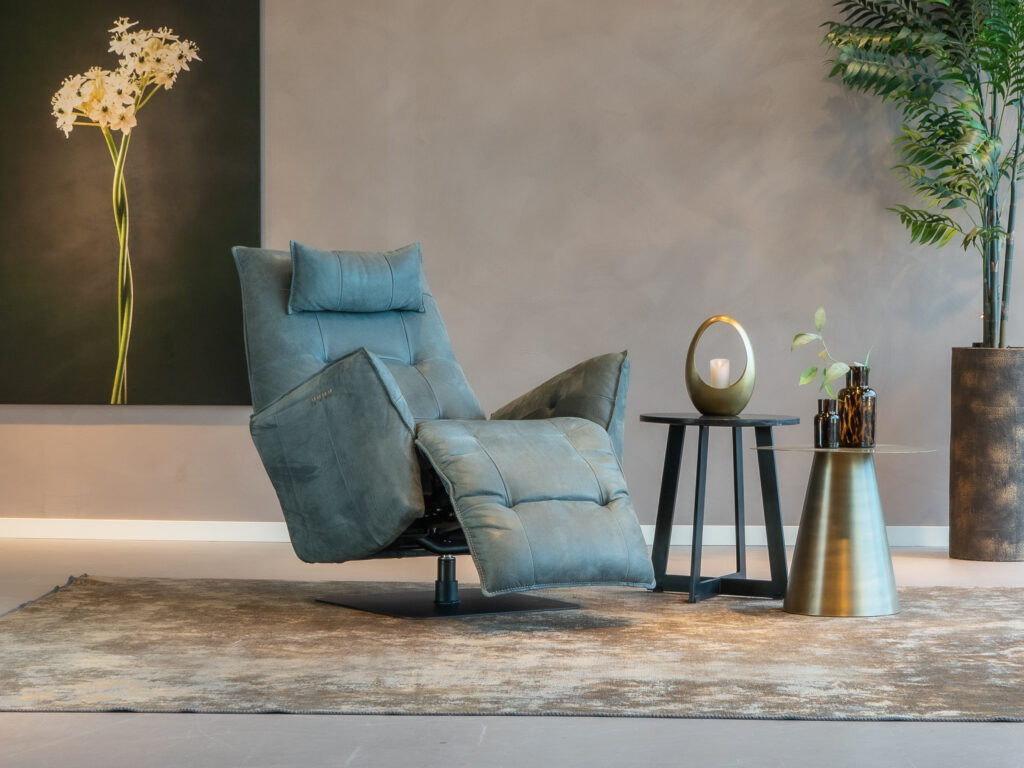 elektrische fauteuil met toetsen en diverse relaxfuncties