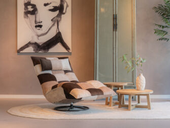 Fauteuil Lucia - adore mixed - lende kussen - poot E relaxfauteuil in diverse mix kleuren velvet stof