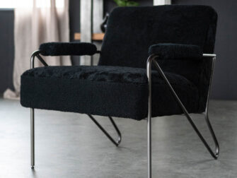 zwarte wendy fauteuil eleonora