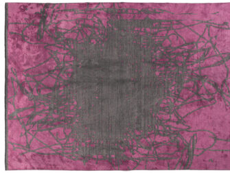 roze vloerkleed bamboe Floss - kleur 42 - 160x230cm