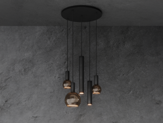 chique hanglamp ronde tafel