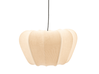 Hanglamp Sora - rond 48x48x28cm - natural Hanglamp Sora - rond 48x48x28cm - green