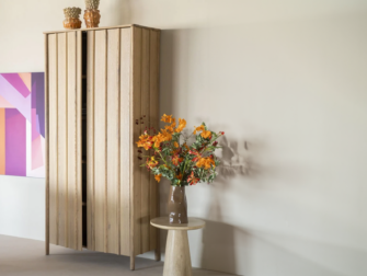 wandkast japandi stijl naturel eiken