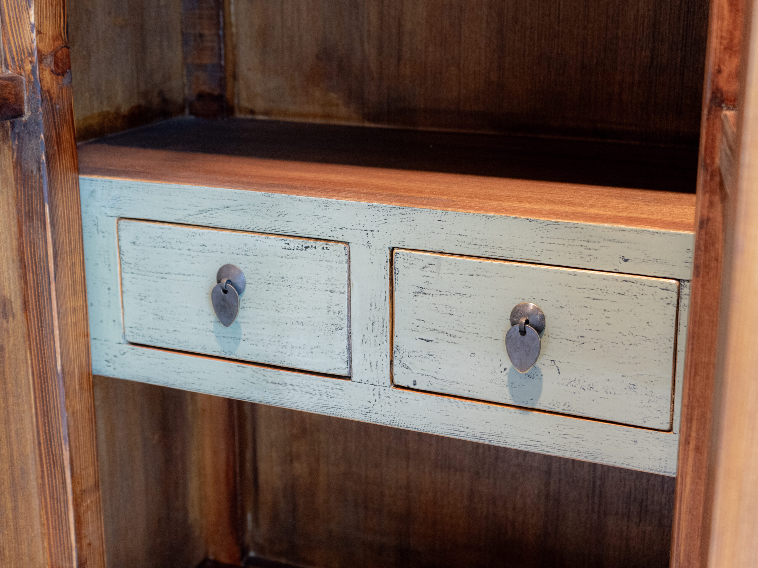 groene Chinese opbergkast