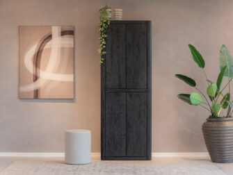 opbergkast met een warme en natuurlijke uitstraling