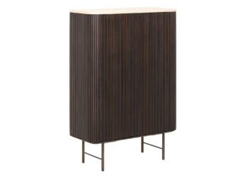 Kast Maroon - 90x40x130cm - 2 deurs