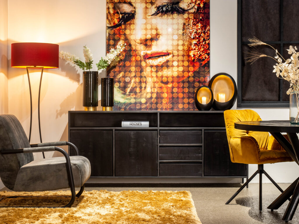 modern dressoir van mangohout