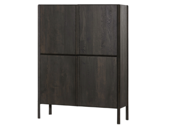 Opbergkast Amalfi - 120x42x160cm - 4 deurs