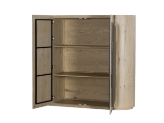 Opbergkast Urbano - 140x50x150cm - white wash