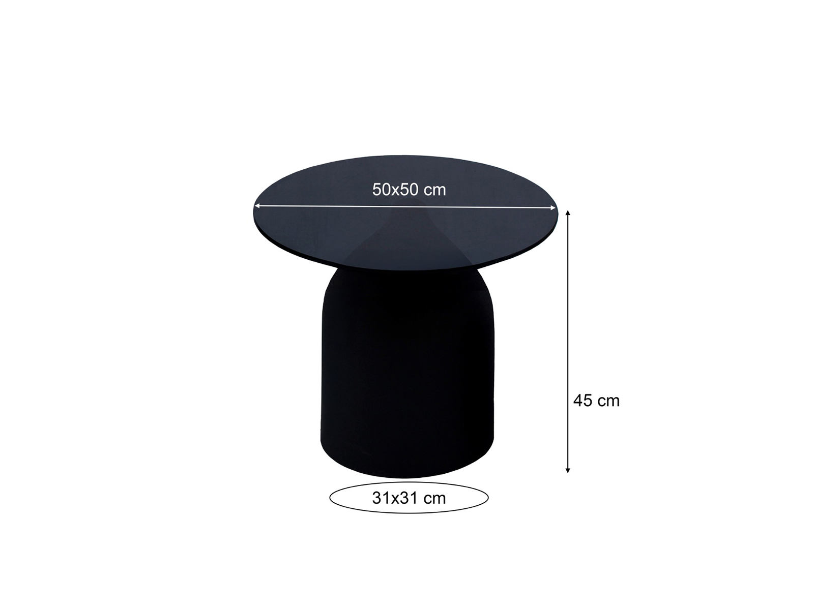 Salontafel Alba Ø50x45cm