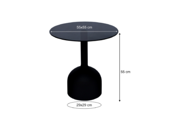 Salontafel Alba Ø55x55cm Salontafel Alba Ø55x55cm