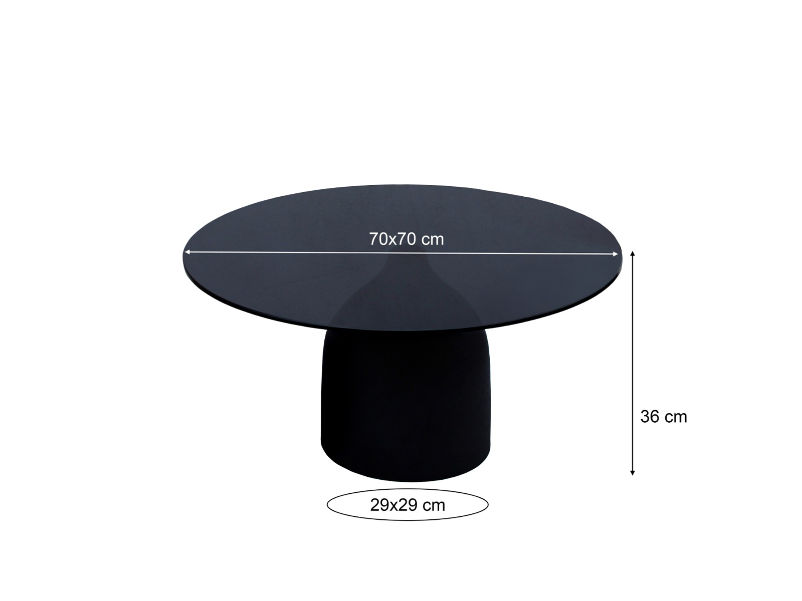 Salontafel Alba Ø70x36cm