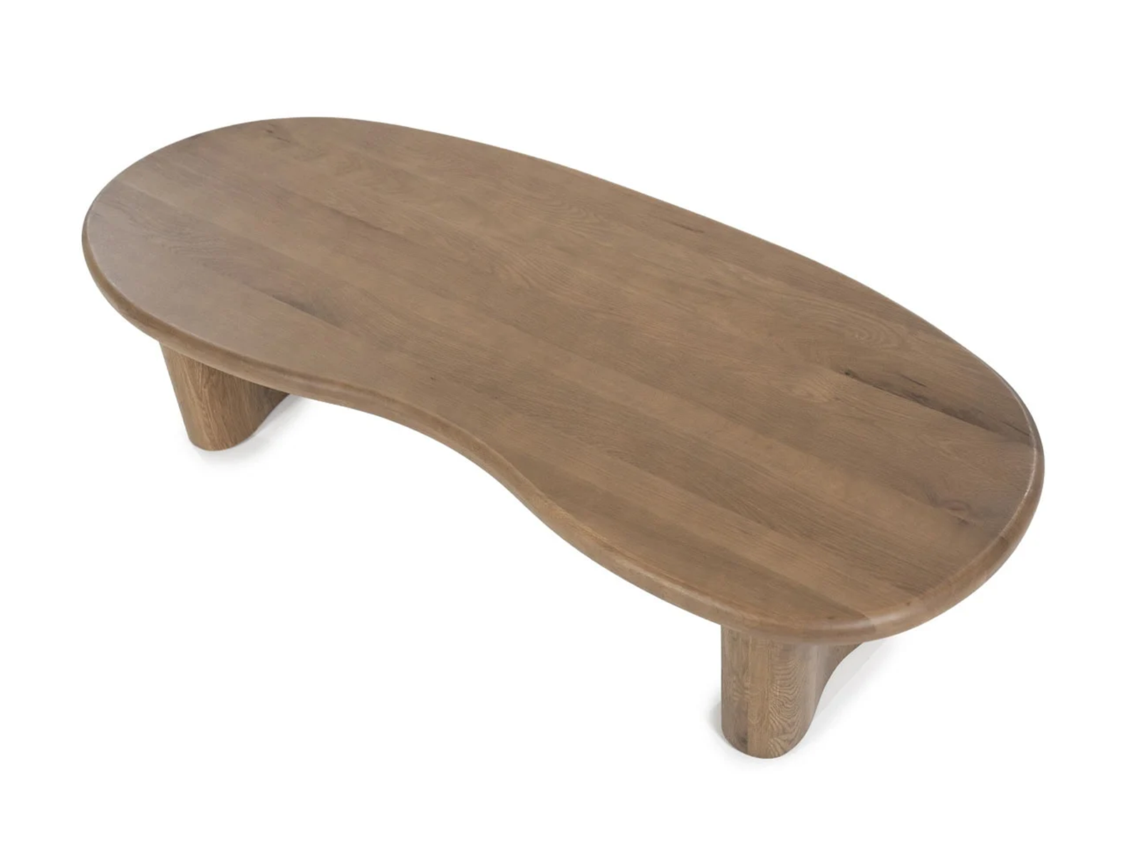 Salontafel Curvea - 140x60x35cm - bruin