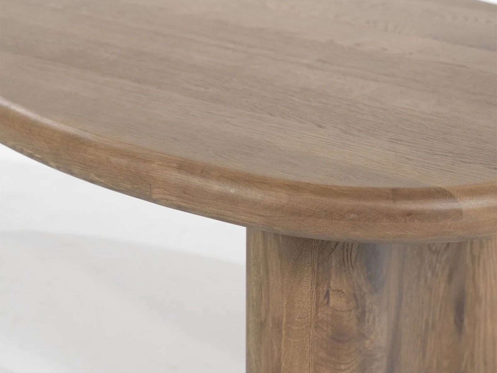 Salontafel Curvea - 140x60x35cm - bruin