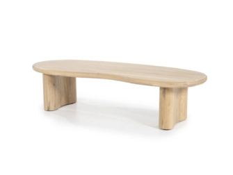 Salontafel Curvea - 140x60x35cm - naturel