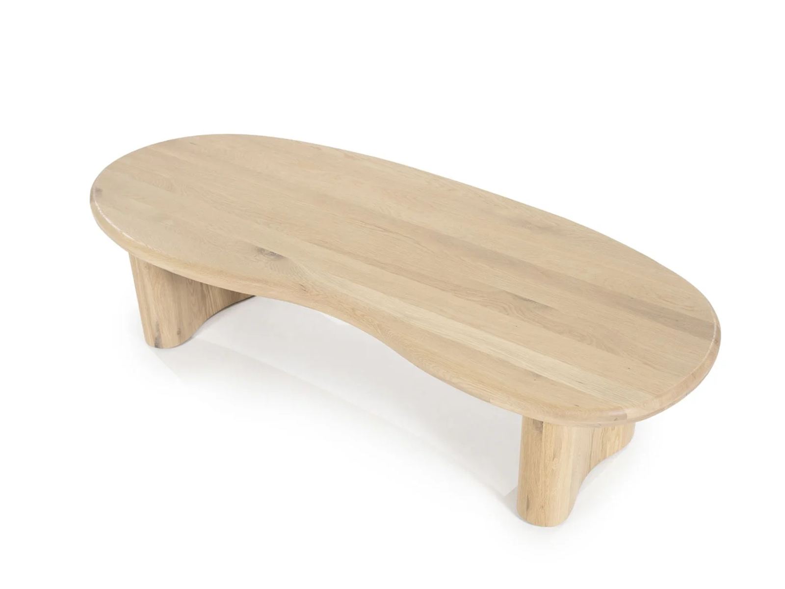 Salontafel Curvea - 140x60x35cm - naturel