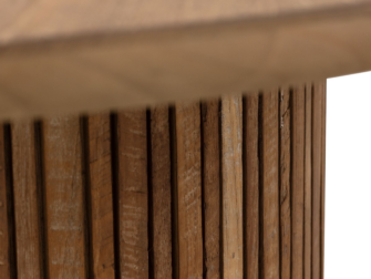 Salontafel Lagoon - Ø90x35cm - teakhout top Salontafel Lagoon - Ø90x35cm - teakhout top