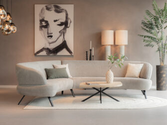 Salontafel Le Mans - 90x90cm - leaf - ultra matte lak salontafel leaf behandeling ultra matte lak