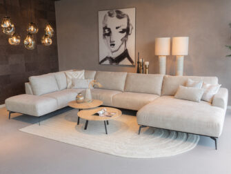 Salontafel Aventus - Ø80cm - ultra matte lak + salontafel Aventus - Ø70cm - ultra matte lak salon tafeltjes