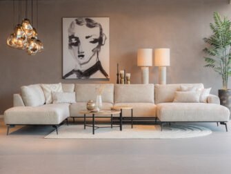 Salontafel Les Saunier - Ø80x40cm - Ø45x44cm - ultra matte lak