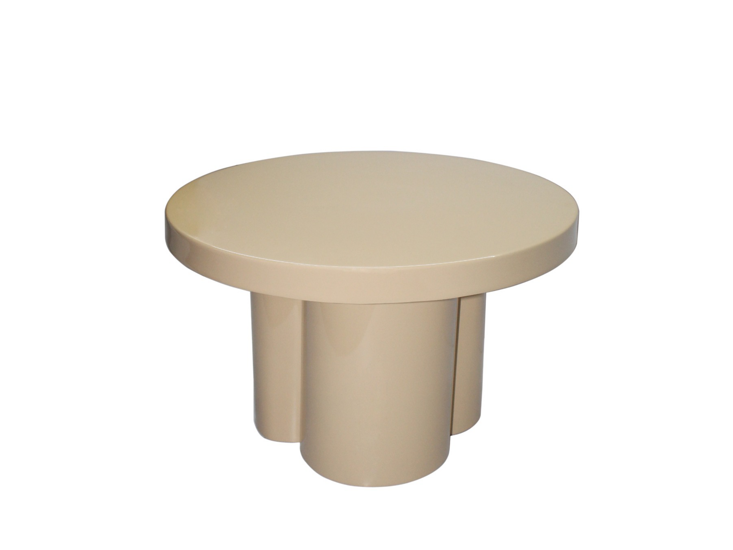 Salontafel Noa - beige - Ø56.5x35.5cm