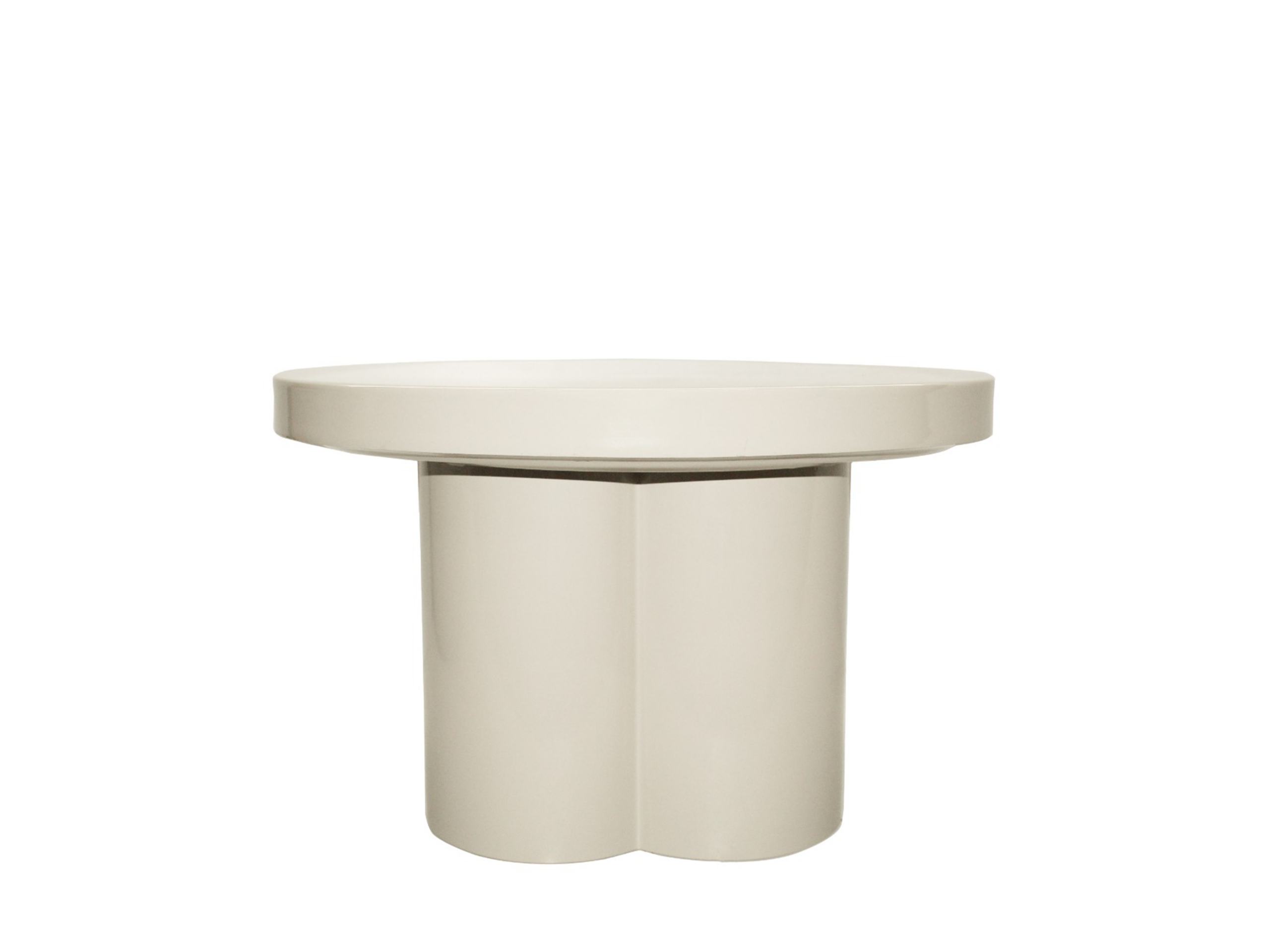 Salontafel Noa - off white - Ø56.5x35.5cm