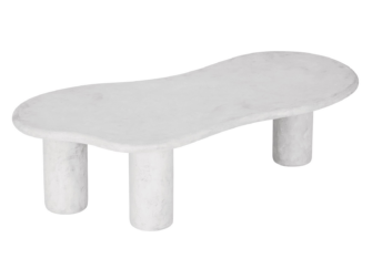 Salontafel Olden 130x69x35cm - organisch - chalk Salontafel Olden 130x69x35cm - organisch - chalk