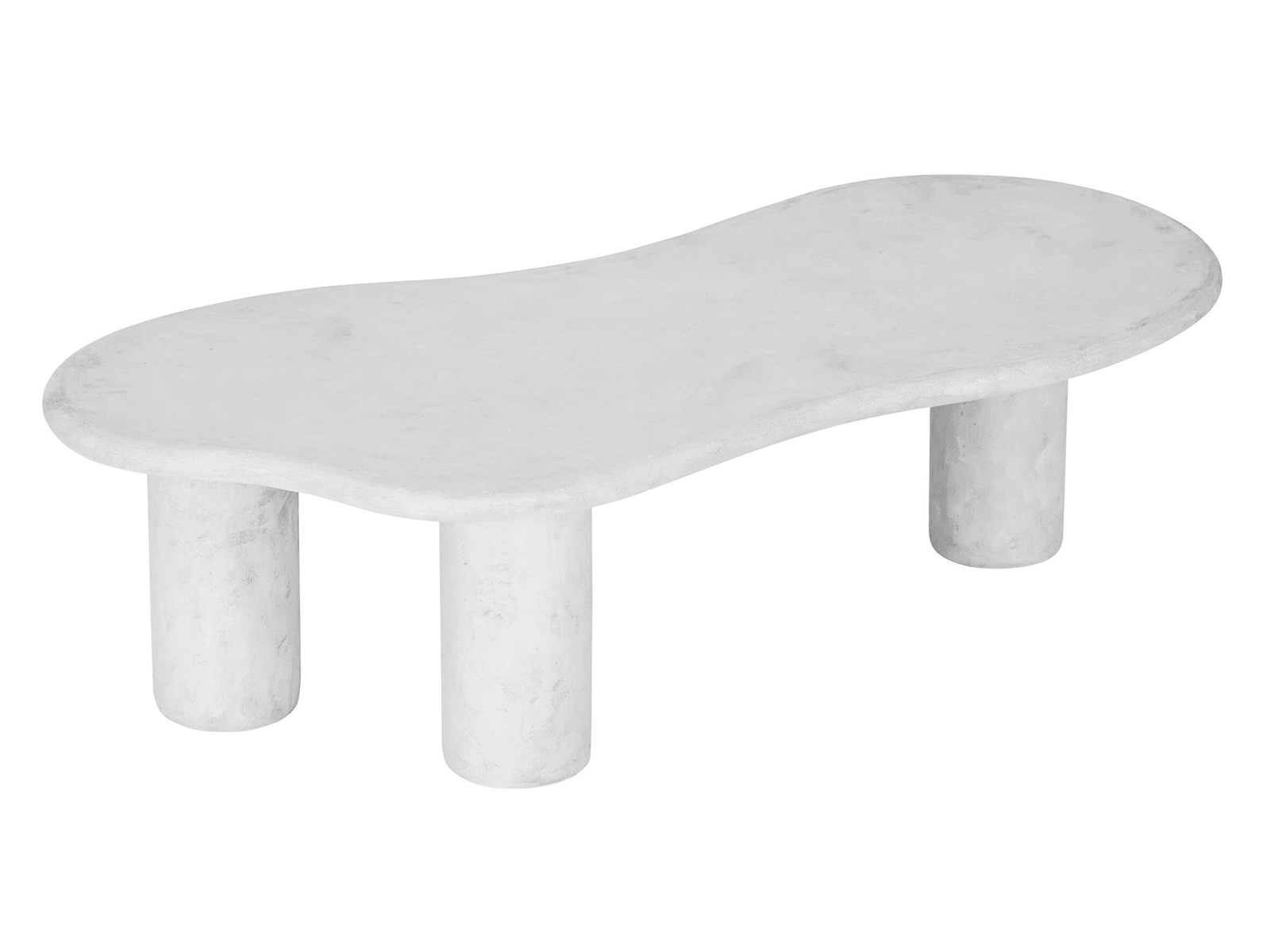 Salontafel Olden 130x69x35cm - organisch - chalk