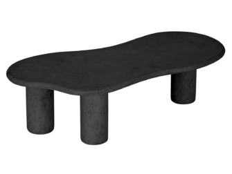 Salontafel Olden - 130x69x35cm - organisch - pepper Salontafel Olden - 130x69x35cm - organisch - pepper